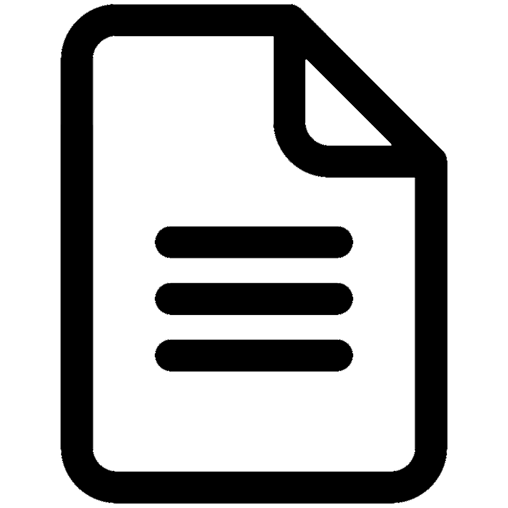 Icon File Black